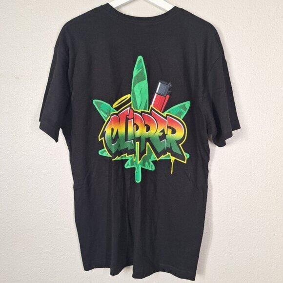 New Men's T-Shirt Black Size L Clippers - Picture 1 of 4